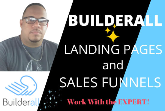 I will design builderall landing page or sales funnel