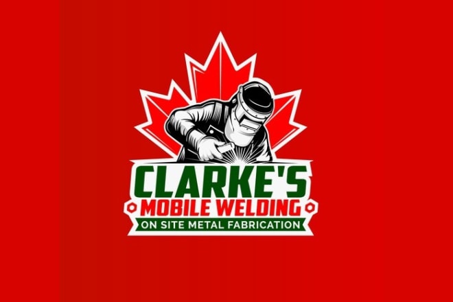 I will design canadian mobile welding service logo in 24 hours