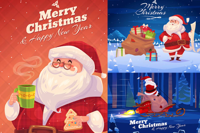I will design christmas card, invitation and holiday card