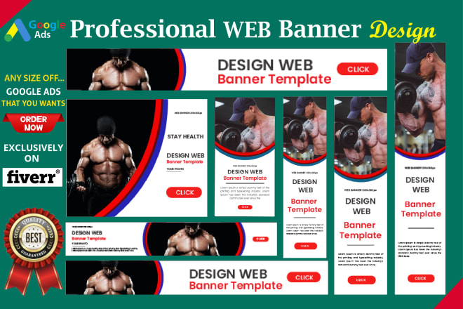 I will design impressive google adwords, web banner ads, display ads within a 24 hours