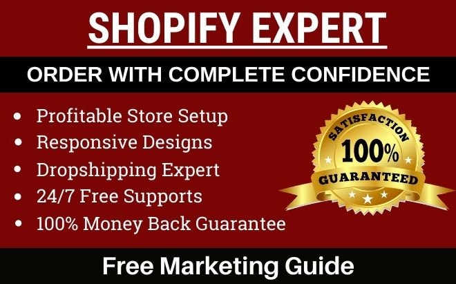 I will design kickass one product store, shopify aliexpress dropshipping website