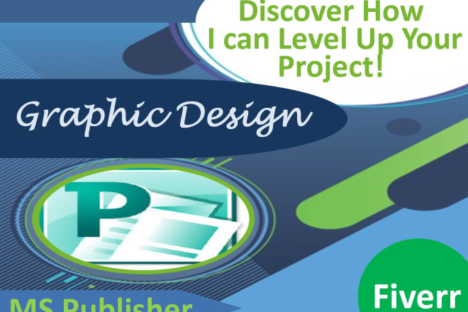 I will design microsoft publisher poster, brochure or any template