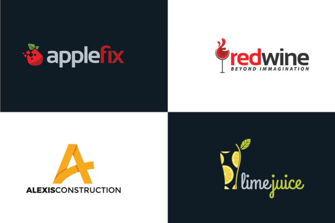 I will design minimalist business logo design with brand style guide