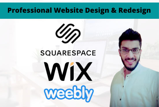 I will design or redesign wix, weebly or squarespace website