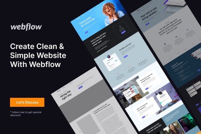 I will design or redesign your business webflow website