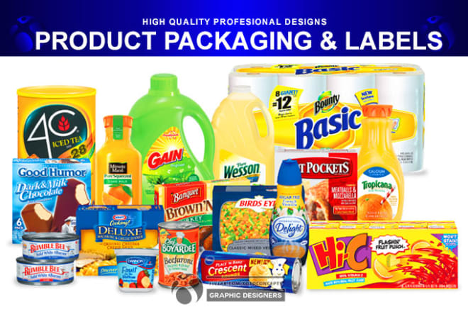 I will design product label packaging wrap or sticker