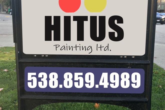 I will design professional custom yard signs,flyers and billboards