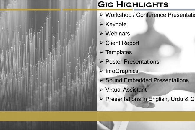 I will design professional powerpoint presentations