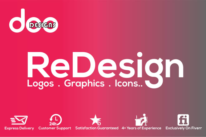 I will design, redesign, edit, vectorize any logo or graphic