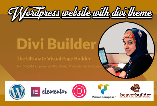 I will design responsive wordpress divi website,with divi builder