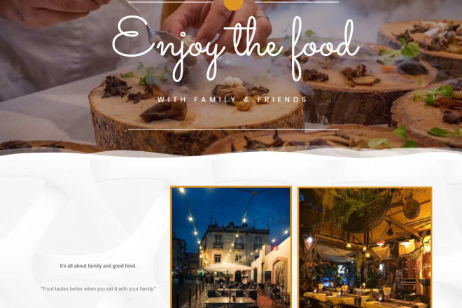 I will design restaurant website with online food order system in wordpress