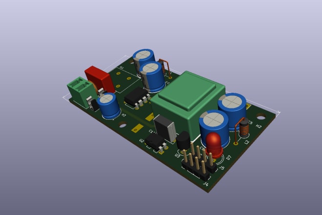 I will design schematic and single or multilayer pcb in kicad