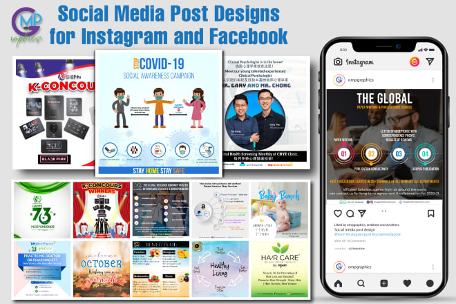 I will design social media posts for facebook and instagram post