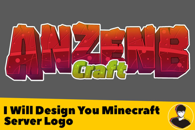 I will design you minecraft server logo