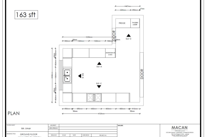 I will design your 2d 3d floor plans and elevations in autocad