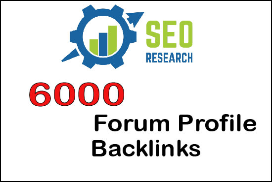 I will do 6000 HQ forum profile backlinks high pa da sites