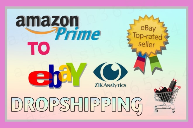 I will do amazon to ebay dropshipping product listing