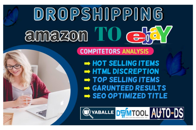 I will do amazon to ebay dropshipping product listings hot selling