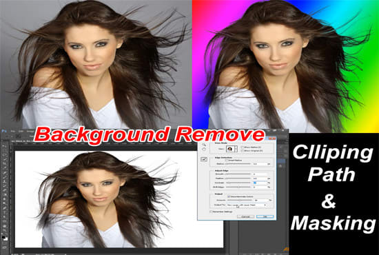 I will do clipping path, background remove or change, hair masking super fast delivery