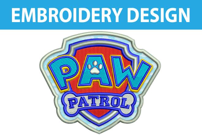 I will do embroidery digitizing, convert into dst, pes, emb