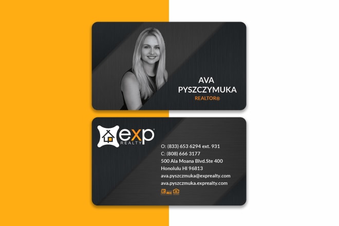 I will do eye catching real estate business card design