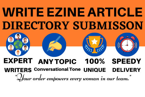 I will do ezine articles submission