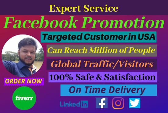 I will do facebook marketing,promotion,advertising service