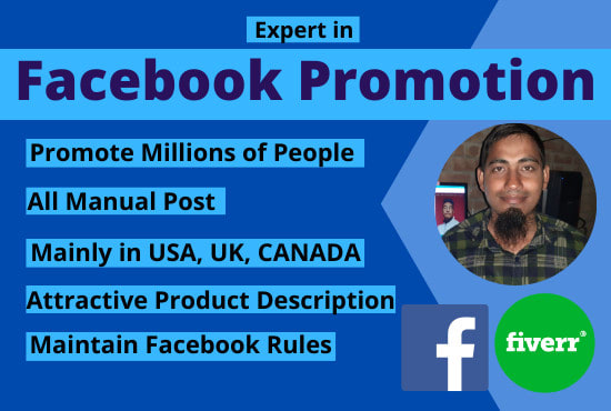 I will do facebook promotion in targeted areas for your business