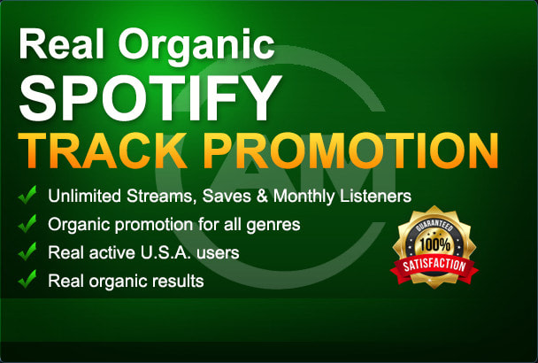 I will do organic spotify promotion no bots