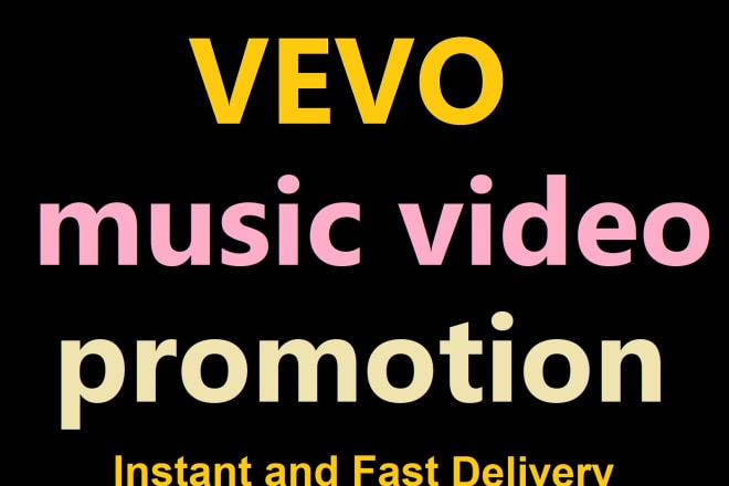 I will do organic vevo video promotion to real traffic organically