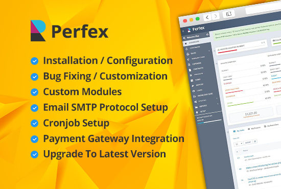 I will do perfex CRM installation or module customization