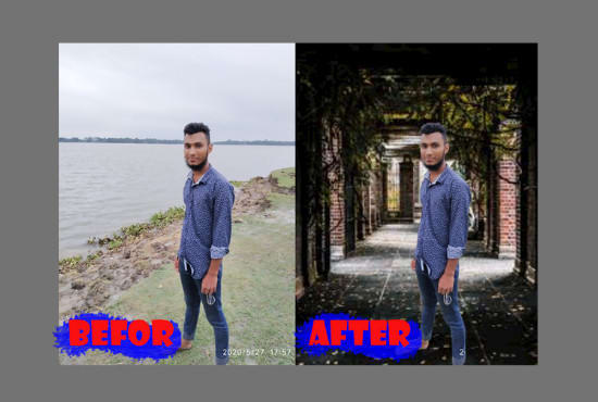 I will do photoshop edits, remove background, and graphic design professionally