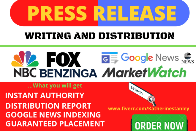 I will do press release writing with press release distribution