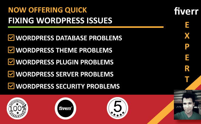 I will do quick fixing wordpress issues
