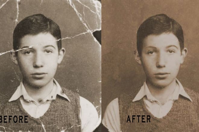 I will do restoration work in photoshop