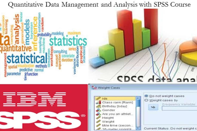 I will do spss statistical analysis and minitab
