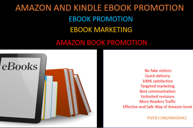 I will do viral ebook promotion, amazon, kindle books marketing