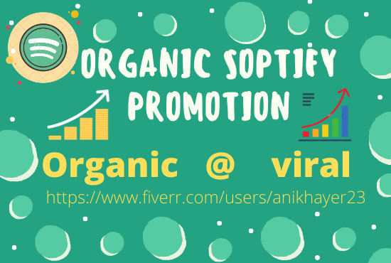 I will do viral organic spotify promotion