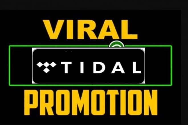 I will do viral organic tidal promotion for single album for track