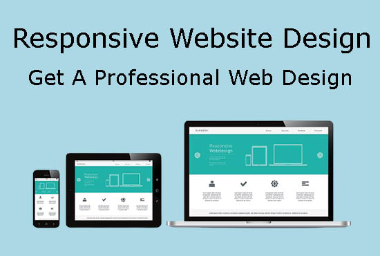 I will do web design and responsive website design