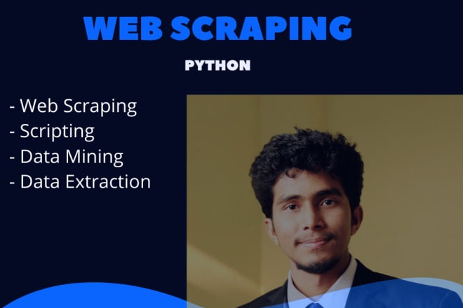 I will do web scraping using python, beautifulsoup