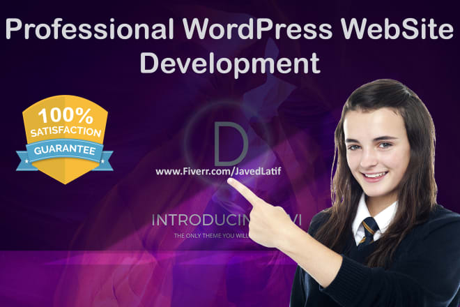 I will do wordpress website webdesign with divi theme