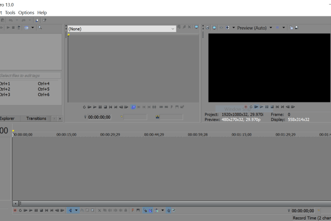 I will edit a video for you using Sony Vegas Pro 13