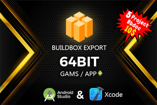 I will export buildbox to 64bit apk game from bbdoc project