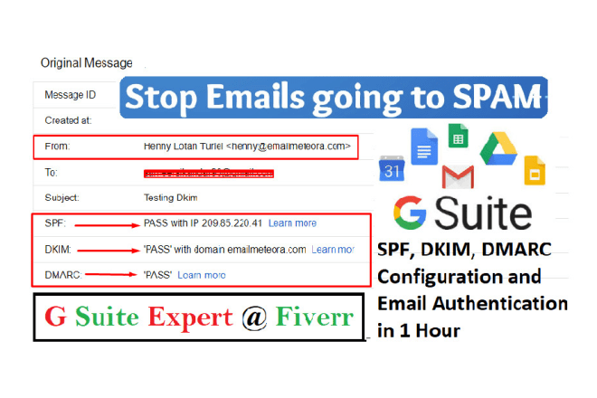 I will fix any g suite, gsuite, google apps email deliverability issues