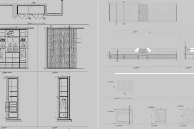 I will furniture design and details drawings