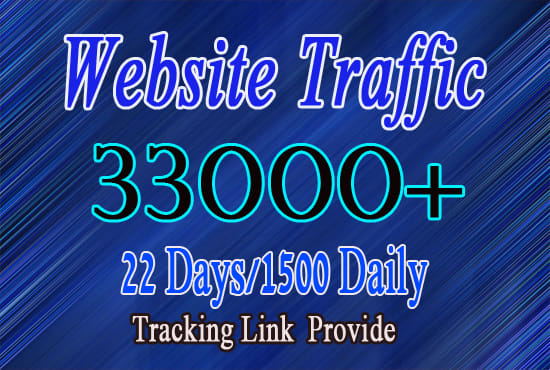 I will generate traffic to your website