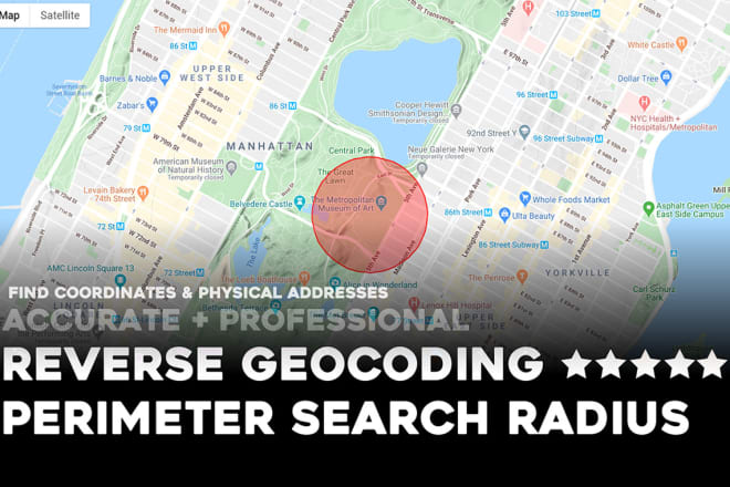 I will get a reverse geocoding for physical addresses or latitude longitude locations