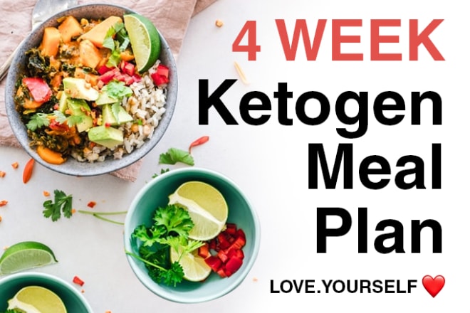 I will give you 4 week keto meal plan