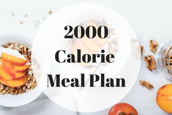 I will give you a 2000 calorie 7 day meal plan